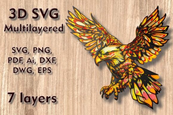 Bringing the Eagle to Life: A Guide to 3D Multilayer Laser Cut Designs
