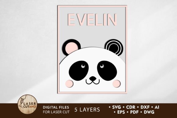 Crafting Depth with Panda Wall Panno Multilayer Cut Files