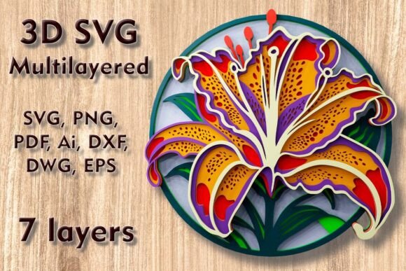 Crafting Dimension: A Comprehensive Guide to Lily 3D SVG Multilayer Cutting Files