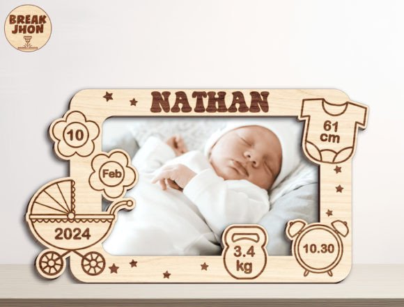Crafting Lasting Memories: The Rise of the Baby Birth Photo Frame SVG in Modern DIY Culture