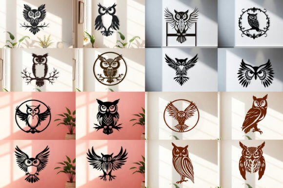 Elevating Spatial Design with the Precision of a Laser Cut Owl Sign Wall Art SVG Bundle