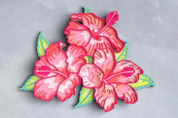 Evaluating the 3D Flower SVG DXF Design: A Deep Dive into Hibiscus Layered Mandalas