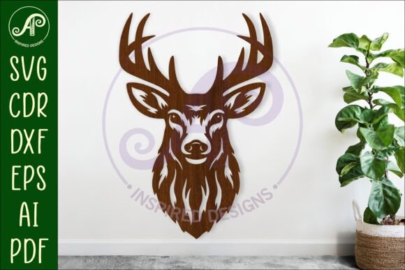 Evaluating the Stag Deer Face Wall Art Sign SVG File for Laser Cutting Projects