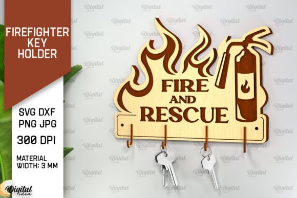 Firefighter Key Holder: Laser Cut Design Guide
