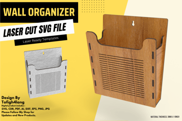Mastering Space with a Laser Cut Wall Organizer SVG File