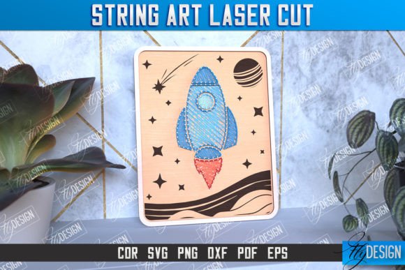 Mastering String Art Rocket Paintings Threads for Modern Laser Cutting Projects