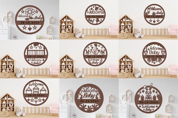 Mastering the Baby Welcome Sign Laser Cut Bundle for Professional Craftsmanship