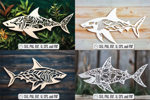 Mastering Your Ocean Crafts with the Shark Paper Laser Cut File SVG Bundle