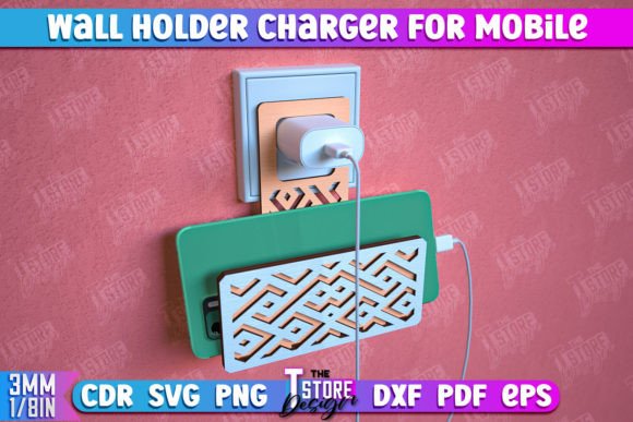 Organize Cables with a CNC Wall Mobile Charger Holder