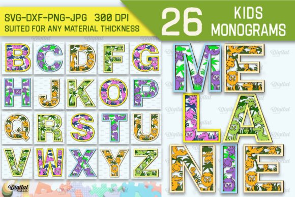 Strategic Branding and Design Efficiency with a 3D Laser Cut Monogram Letters Bundle