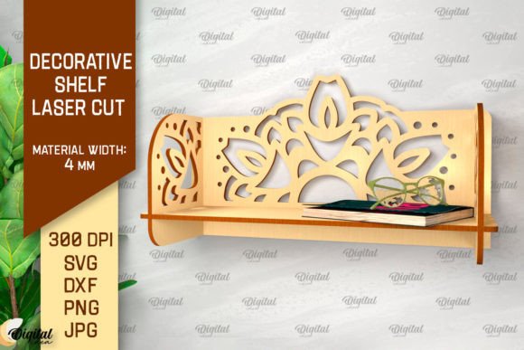 Strategic Design and Execution with a Decorative Flower Wall Shelf Laser Cut