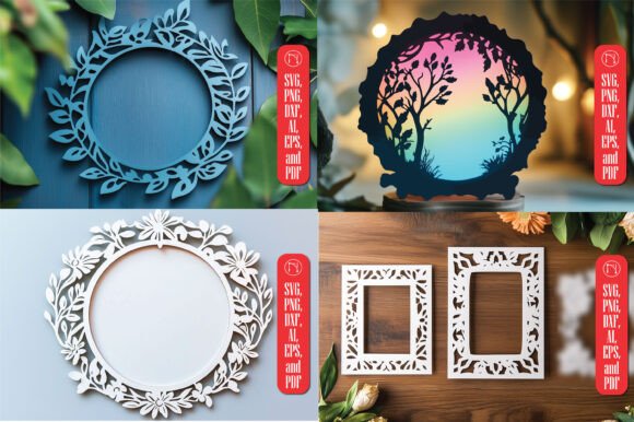 Transform Your Photos into Art with a Paper Cut Photo Frames SVG Bundle