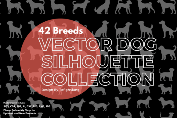 Unleashing Creativity with the Vector Dog Silhouette Collection: A Designer's Guide to 42 Premium SVGs