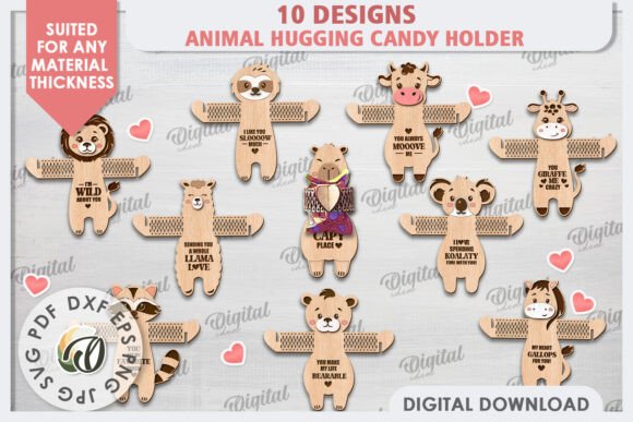 Unlock Creativity with the Animals Candy Holders Bundle