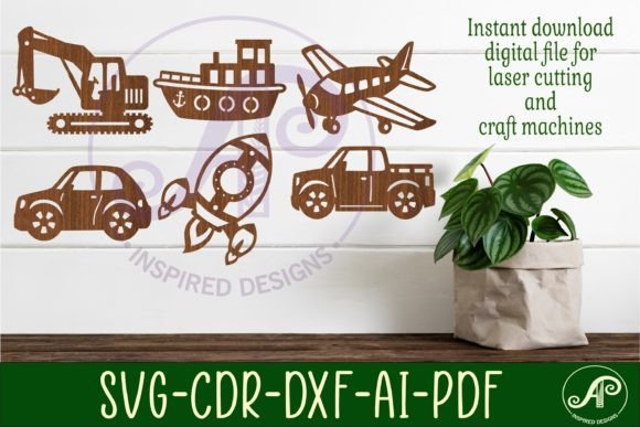 Unlocking Creative Potential with Transport Silhouette Laser Cut Shapes
